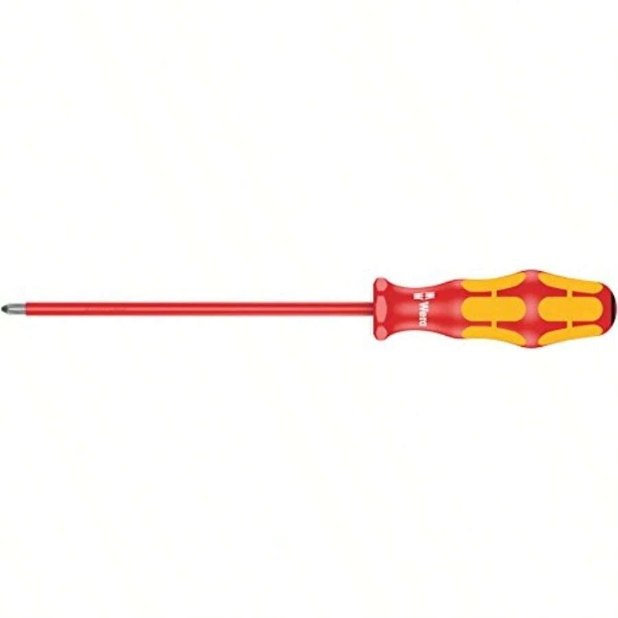 Wera Kraftform Plus VDE – Destornillador aislante (,(Pozidriv Pozidriv, PZ 1 Head, 6" Blade) - Tipo 29 - Ver 1