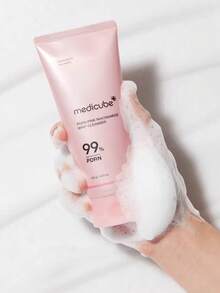 Medicube 零泡沫洁面乳适用于敏感肌肤 - 控制皮脂、保持水分平衡、收缩毛孔 | 韩国护肤品 120g - PDRN 粉紅泡沫潔面乳 - 查看 6