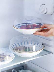 1pc Microwave Cover,Insulated Vegetable Cover,Plastic Food Cover,Heat-Resistant Food Cover,Refrigerator Anti-Odor Preservation Dishes Cover,Kitchen Daily Preservation Utensils,Universal Splash-Proof Cover,Food Household Bowl,For Kitchen Accessories,Kitchen,Food,Camping,Room Decor - Nhiều màu - Xem 2