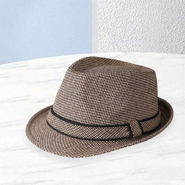 British Retro Jazz Fedora Hat Fashion Classic Top Hats For Middle Aged Elderly Men Party Special Occasion