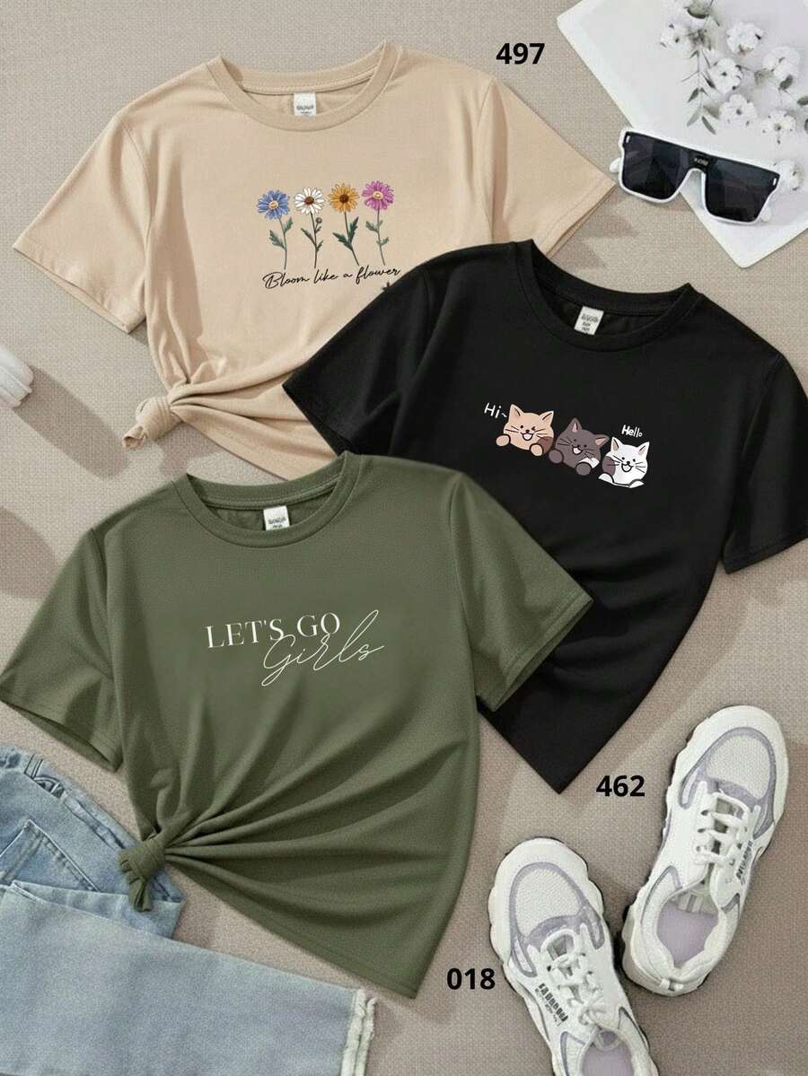 BLOOM LIKE A FLOWER (BG497) / THREE GATINHOS (PT462) / LET'S GO GIRLS (VD018) - NỞ NHƯ HOA/ BA GATinhos/ ĐI NÀO - Xem 1