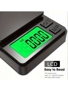 1000g/0.01g 数字袖珍秤，精密 LCD 背光称重工具，塑料，电池供电，去皮功能，适用于珠宝、食品、盎司/格令，不含电池 - 彩色 - 查看 5