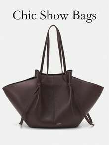 Women's Fashion Shoulder Bag, Crossbody Handbag, Special Edition, Elegant Design, Large Capacity, Durable, Lightweight, Suitable For Work, Travel, Business And Various Occasions, Can Hold Cosmetics - Coffee - View 3