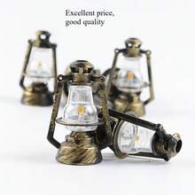 2PCS Retro Coal Oil Lamp Model - Perfect For DIY Decoration, Photography Props, And Handicrafts, Doll House Tabletop Decoration, As A Handmade Material For Easter, Halloween, Christmas, And New Year Gifts. Classic Holiday Decoration Design, Nostalgic Lighting, Finely Replicated Lightweight Props, Miniature Lighting Home Accessories, A Choice For Holiday Shoppers - 2個 - 查看 9