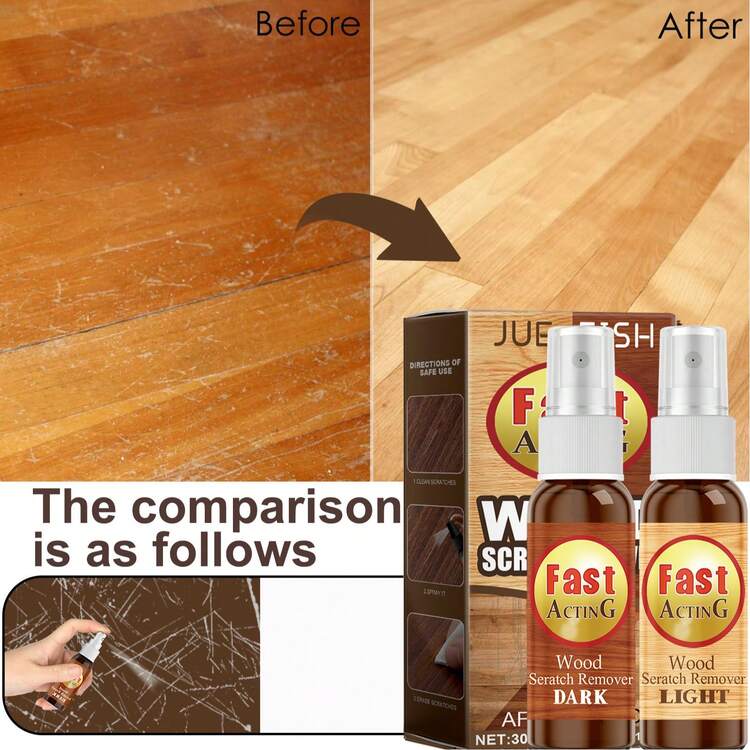 Ultimate Wood Floor Cleaner & Polish - Powerful Stain & Grime Remover For Tiles, Laminate, Vinyl, 60ml Solution - Adds Brilliant Shine, Streak-Free,Gifts For Men And Women Suitable For Valentine's Day, New Year's Day, Birthdays, Weddings, And Parties,Kitchen,Bathroom,Home,Room,Quick Ship Items,Free Shipping - 棕色 - 查看 6