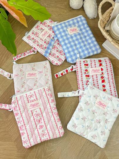 1 st Colorsoft blommönster bärbar 6/6,8/7 tums e-läsare skyddande fodral, stötsäkert bärfodral för Kindle Paperwhite 2024 1/2/3/4/5/6, förvaringsväska för e-läsare, oumbärlig för studenter och kontorsanställda, studentpresent, skolanvändning, semesterresor, födelsedagspresent, julklapp