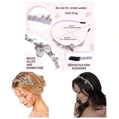 Headband, Hair Headband, Headband, Headband, Pink Hair Band, Side Headband, Great Headpiece Promparty