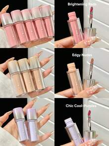 JUDYDOLL Ice Watery Lip Gloss-Gen 2 Shiny Mirror Lip Gloss, Moisturizing & Nourishing Essence, Long-Lasting - 04 Extra Tea - View 7