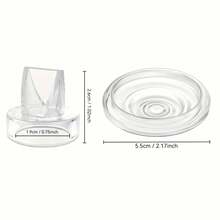12Pcs Duckbill Valve Silicone Diaphragm, Compatible With Momcozy S9 Pro / S12 Pro / S9 / S12Breastpump, Electric Breast Pump Replacement Parts Accessories - Multicolor - View 8