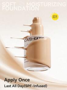 KATO-KATO 3 Colors 30gOILY SKIN FOUNDATION, Long-Lasting, Even Skin Tone,Sweat & Water Resistant,Non-Transferring, Concealing, Oil-Controlling Foundation. Party Essential, Specialty Gift For Friends, Girlfriends. Wedding Essentials, Wedding Guest, Bachelorette Party, Elegant Makeup, Natural Everyday Makeup, Sweet Makeup, Blood-Colored Makeup, Date Makeup - Bisque - View 4