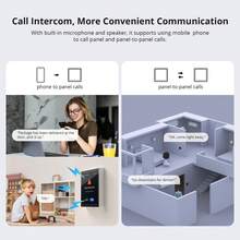 NSPanel86PW,SONOFF NSPanel Pro Smart Home Control Panel, Zigbee 3.0 Gateway With Home Security, With Power Consumption Statistics, Thermostat, Call Intercom, Etc. All-In-One Control Center Hub,Comprehensive Control Panel,Live Monitoring On Display,Customizable Security Settings,White. - 白色 - 查看 11