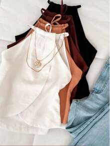 Casual Light Blouse - Various Colors / M-L-XL - White - View 3