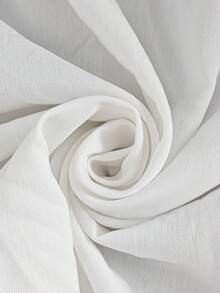 Áo sơ mi nữ thời trang thường ngày phối màu tương phản, viền thắt nút, màu trắng, mùa xuân - trắng - Xem 4