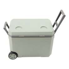 Wheelded Cooler Insulated Portable Cooler Ice Retention Cooler With Handle - Green - View 6