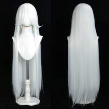 Karida 角色扮演假发短款合成假发，带刘海，14 英寸通用角色扮演假发，适用于合成头发，尖刺分层直发，男士化装舞会假发，无胶耐热纤维头发，高密度自然外观角色扮演假发