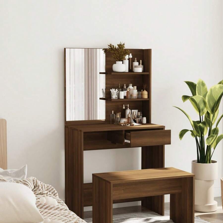 Vanities & Vanity Benches - Brown - View 1