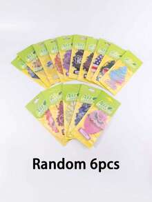 汽车空气清新剂天然香薰茶纸汽车挂式香草香水香薰圣诞树汽车内饰用品