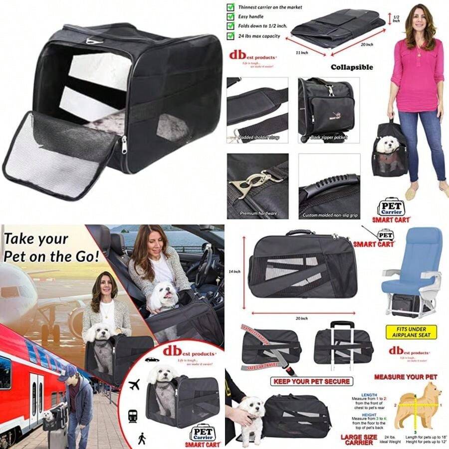 DBest Productos Pet Smart Cart, , , 1(Negro L) - Tipo 2 - Ver 1