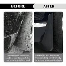 4PCS Car Mud Flaps Splash Guards For Front Or Rear Auto Accessories Universal - 1 - 查看 4