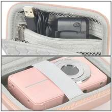 Funda para cámara digital compatible con CAMKORY/Pixpro/VAHOIALD/DSCW800 830/PowerShot 180 190 - Solo la caja (sin cámara) - Albaricoque - Ver 5