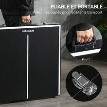 Table Tennis Table - Noir - Voir 3