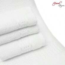 Hogar Set de Dos Toallas de Bao Beige 140x 70 - Blanco + Juego de toallas - Ver 5