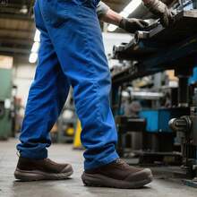 Composite Toe Boots For Men – Waterproof Lightweight Non-Slip ASTM F2412-24 & ASTM F2913-24 SWork Boots For Warehouse & Construction, VaporGuard-Nano - nâu sẫm - Xem 9