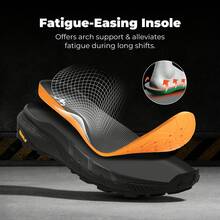 Composite Toe Boots For Men – Waterproof Lightweight Non-Slip ASTM F2412-24 & ASTM F2913-24 Work Boots For Warehouse & Construction, VaporGuard-Nano - 黑色 - 查看 8
