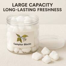80/100g Bloques de alcanfor - Aroma fresco a base de plantas, purifica el aire rápidamente. Adecuado para el hogar, el estudio y la sala de yoga para crear un ambiente cómodo. Regalo de graduación, accesorio esencial de yoga u ornamento navideño