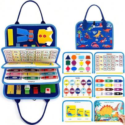 Tablero Ocupado, Juguetes Sensorial Educativos, Juguete De Aprendizaje Para NiñOs,Juguetes Para NiñAs Y NiñO