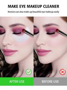 50片装眼影眼部保护贴纸，眼影眼线贴纸，透气眼部化妆工具，10/30/40/50/80/100/200/300/600/1000片装眼部化妆遮盖贴，眼影模板，眼线贴纸，睫毛延长贴纸，美容工具，价格实惠，圣诞礼物，化妆品，化妆工具，便宜货，礼物，女士礼物，圣诞礼物 - 彩色 - 查看 4