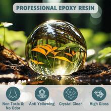 20ml/50ml/100ml/250ml/500ml/1000ml Epoxy Resin AB Glue, 1:1 Ratio, Includes Accessories & Tools, UV Resistant, Anti-Yellowing, Fast Curing AB Glue, Suitable For Handmade DIY Jewelry Making And Decorations