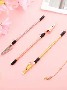 1PC Multicolor Bracelet Helper Tool,Bracelet Wearing Auxiliary Tool,Accessory Auxiliary Tools,Hand Bracelet Fasten Helper Alligator Clips For Joints For Women Jewelry Tools Fastening And Hooking Equipment For Jewelry Bracelet Necklace - Multicolor - View 6