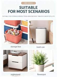 1/4个粘性耐磨承重小滑轮，万向轮，三种颜色可选，底部带静音脚轮，优质重型旋转轮 - 顺滑360°旋转脚轮，带三重滚珠轴承，静音耐磨，无需钻孔即可承重家用物品 - 彩色 - 查看 4