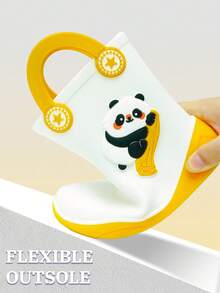 Kids Rain Boots, Cute Animal Design Rain Boots For Boys And Girls, Toddlers And Preschoolers, Lightweight Soft Bottom PVC Waterproof Shoes