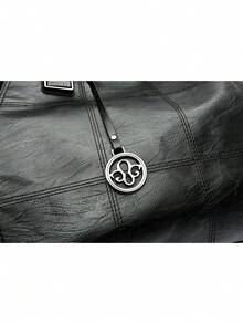 2025 New Fashion Middle Aged Women's Mom Bag Large Capacity Handheld Shoulder Bag Versatile Style Soft Leather Diagonal Straddle