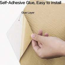 12pcs Self-Adhesive Acoustic Foam Panels, 12x10 Inches, High Density 339.51LB/M², Sound Absorbing Insulation Decorative Tiles, No Nails Wall Decor, Multi-Purpose For Valentine's Day, Home, Study, Office, Classroom, Christmas & New Year Decoration, Photo Display, Message Board, Creative New Year Gift - Multicolor/A - View 4