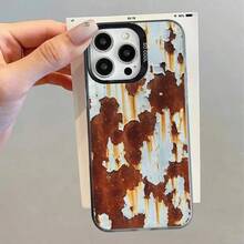 Soft Case With Retro Rust Design For IPhone 16e 11 12 13 Pro Max 14 15 16 Plus - Mix03 - View 12