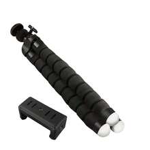 1/2pcs Flexible Octopus Tripod, Mini Phone & Camera Stand With Sponge Handle, 360° Rotatable Octopus Mount For Photography & Videography, Portable & Adjustable Tripod With Universal Clip - Black - View 11