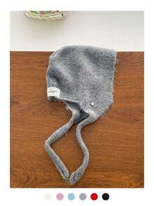 1 szt. dzianinowa czapka vintage dla kobiet, miękka i wykonana z mieszanki WaKnittedool, czapka rybaczka, jesień/zima - Nauszniki z metką z materiału szczotkowanego - Zobacz 14