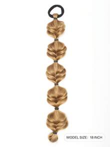 1pc Kids Synthetic Braided Hair 18inch Braids Ponytail Hair Hairstyle Braids Cute Hip Hop Ponytail For Girls