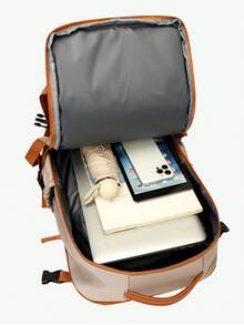 女士背包，大容量旅行背包，通勤/上学背包，时尚笔记本电脑包，短途商务旅行行李包，符合瑞安航空、威兹航空及其他航空公司的规定 - 彩色 - 查看 5