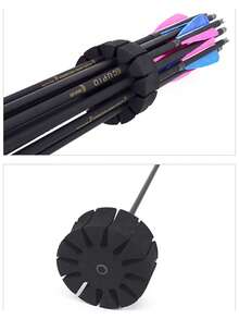 1 st pilkoger för utomhusjakt och bågskytte, pilavdelare i EVA-material, båg- och piltillbehör, pilförvaring och skydd, rymmer flera pilar, kan installeras i pilrör, lämplig för utomhusjakt och skytteövning