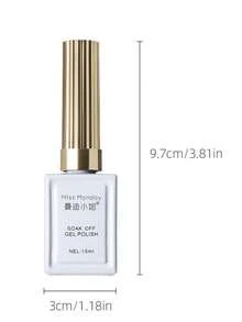 MISSMONDAY 15ml 秋冬亮片美拉德彩系列闪亮猫眼凝胶指甲油新版焦糖金固化凝胶，适用于美甲DIY - 彩色 - 查看 12