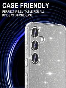 1 Confezione Compatibile con Samsung Galaxy Protezione Obiettivo Fotocamera in Vetro Temperato (Argento), Design a Copertura Completa, Adesivo Avanzato, Ultra Chiaro, Anti-Graffio, Design Anello in Metallo, Superficie Opaca, Compatibile con Samsung Galaxy A05S/A14 5G/A15 e la Maggior Parte delle Serie Applicabile per Protezione Quotidiana, Ufficio, Casa Protezione Quotidiana Ufficio Casa Copertura Fotocamera Telefono Impermeabile Antiurto Anti-Caduta Resistente ai Graffi - Argento - Visualizzare 6