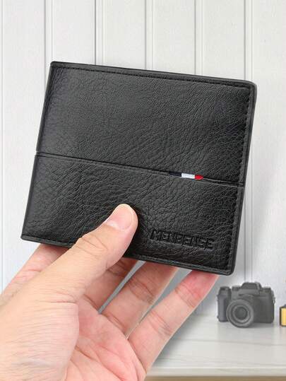 1 Portofel bărbătesc la modă, geantă de schimb cu capacitate mare, geantă pentru monede, geantă pentru carduri de credit cu mai multe carduri, cu geantă de identificare cu foi libere, potrivită pentru adolescenți, vară, casual, în aer liber, sport, vacanță, călătorii, cadouri de absolvire sau ziua de naștere, accesorii vestimentare, formal/de afaceri, idei de Ziua Îndrăgostiților.