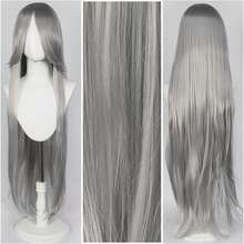 Karida 角色扮演假发短款合成假发，带刘海，14 英寸通用角色扮演假发，适用于合成头发，尖刺分层直发，男士化装舞会假发，无胶耐热纤维头发，高密度自然外观角色扮演假发