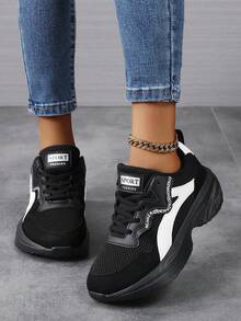 Giày thể thao nữ bản rộng, mũi và đế cực rộng, giày sneaker thoải mái thường ngày cho du lịch, cỡ lớn 41-42, đế mềm nhẹ, phù hợp cho bàn chân rộng và to. - Nhiều màu - Xem 5