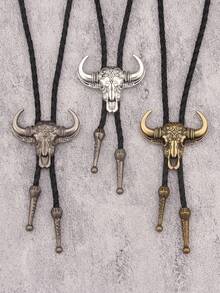 1 chiếc vòng cổ dài thời trang đa năng thiết kế hoa hạt cho nam, vòng cổ thắt nơ Bolo phong cách cao bồi miền Tây cổ điển, dây đeo cổ bằng da bện có thể điều chỉnh, quà tặng cho bạn trai, cha, người lớn tuổi, lễ Tạ ơn, năm mới, ngày lễ tình nhân - hạt - Xem 10