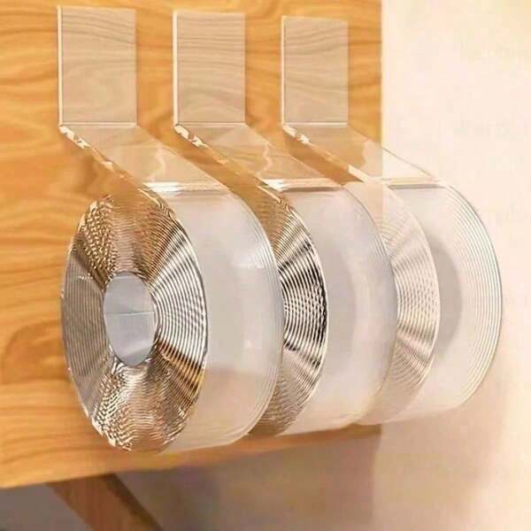 3M 5M Cinta adhesiva doble cara fuerte, nano transparente, sin marcas, para electrodomésticos, paredes y mejoras para el hogar